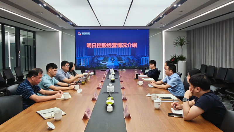 趙有國(guó)調(diào)研明日控股經(jīng)營(yíng)情況