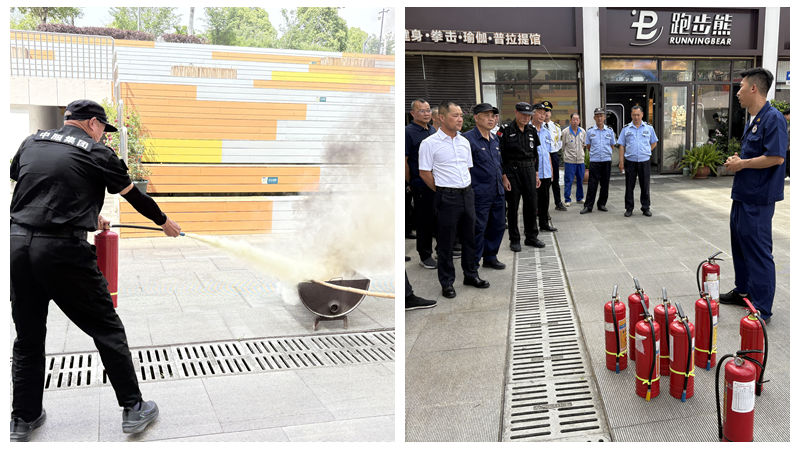 華通商貿(mào)聯(lián)合社區(qū)開展消防安全演習(xí)